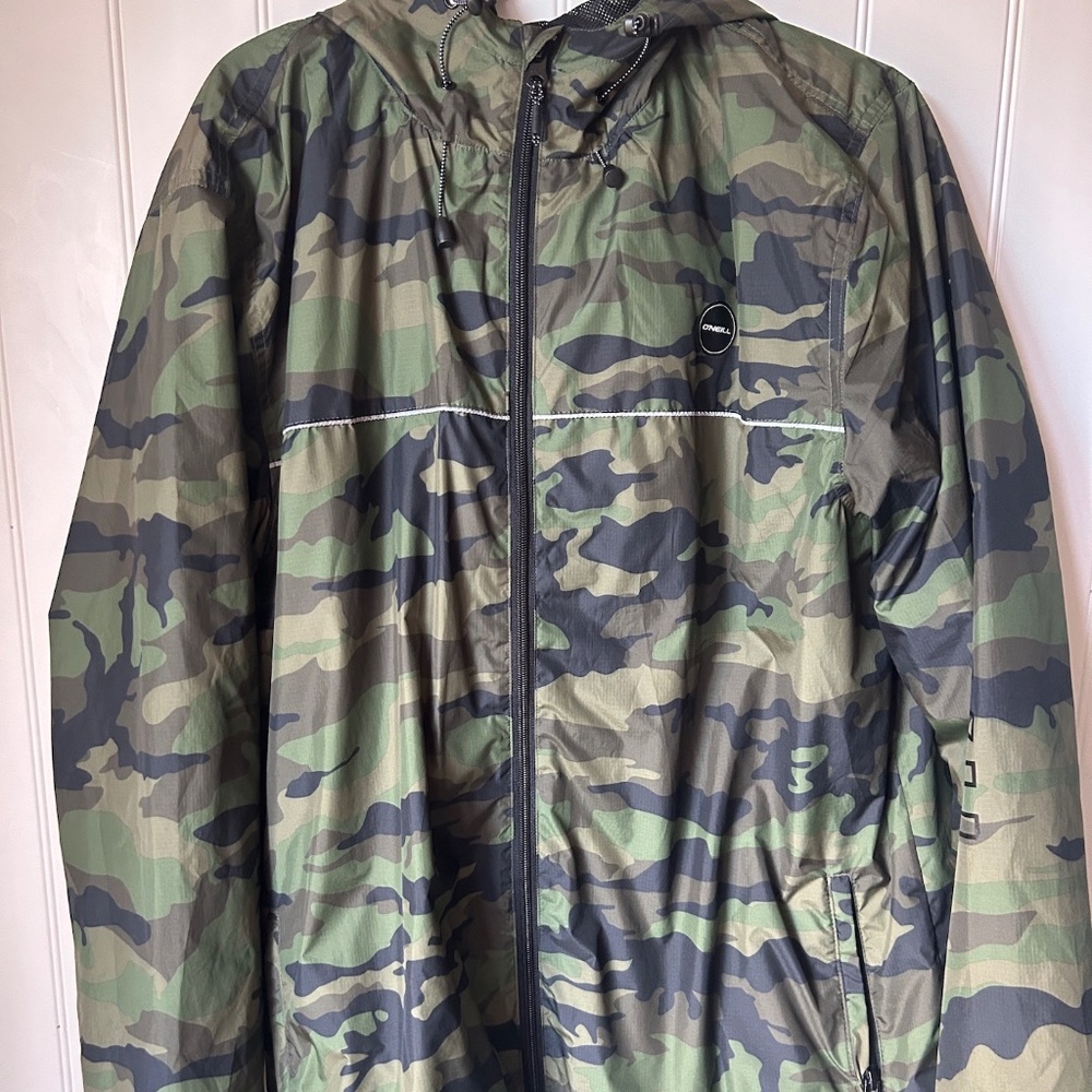 mens ONeil camo new windbreaker jacket